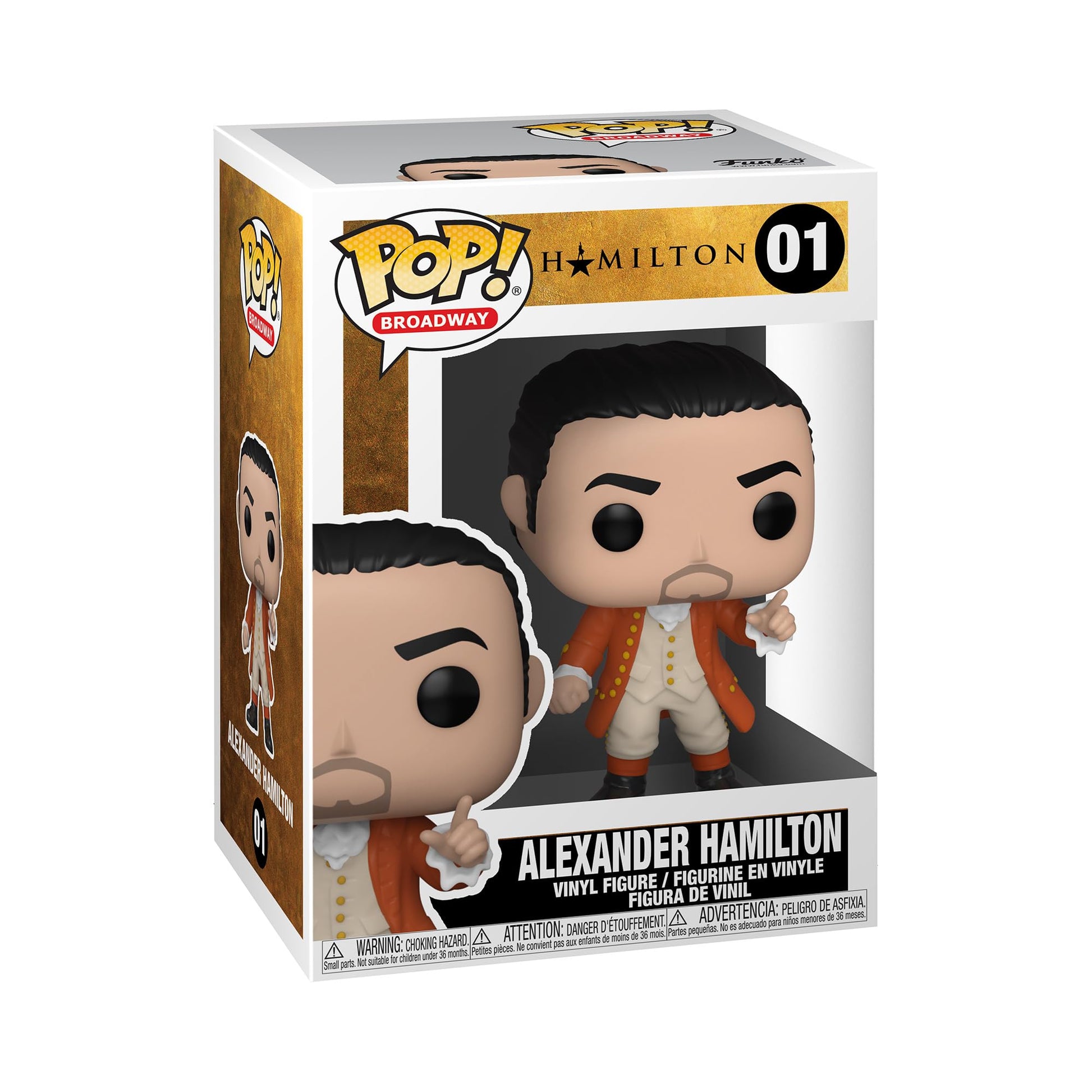 Funko Pop Broadway: Hamilton - Alexander Hamilton Collectible Vinyl Figure, Multicolor