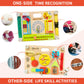 Smartwo Double-Sided Montessori Busy Board For Toddlers 2-4, Train Ages 1-3 Babies Fine Motor Skills, Toddler Boy Toy Of Sensory