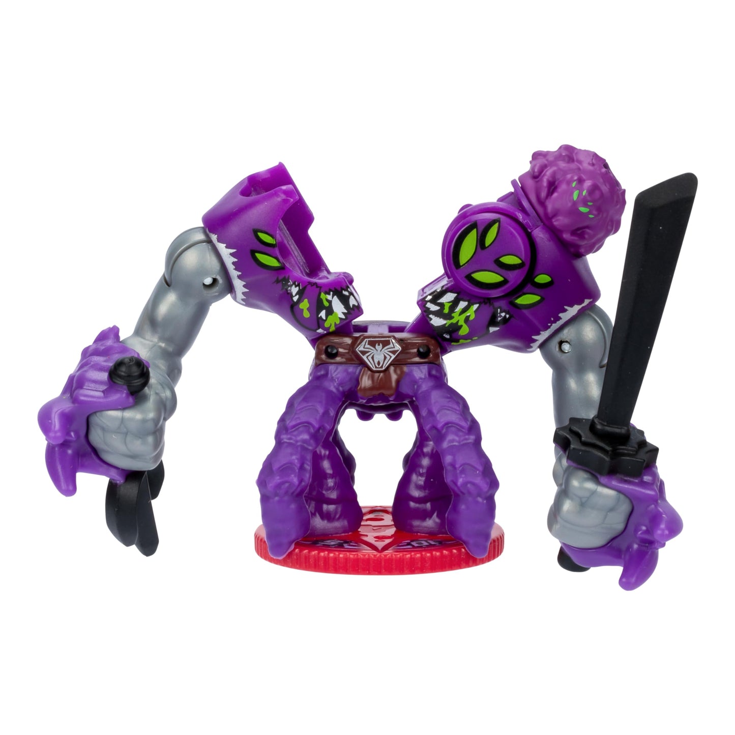 Akedo Legends of Akedo Ninja Bosses Action Figure, 3" Tall, Multicolor, Model 15423, 360˚ Blade Defense & Attack Spin Action