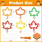 Kepeel 42 Packs Fall Leaf Suncatchers Crafts for Kids, Thanksgiving Leaf Tissue Art Crafts DIY Autumn Maple Leaves Kit Bulk Gift