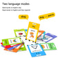 Lapare Spanish And English Bilingual Audible Flash Cards Toy With Music For Toddlers 1 2 3 4 5, Learn Spanish And English For Kids, Niñas, Niños, Bebes