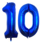 40 Inch Navy Blue 10 Number Balloons Giant 10 Balloons Navy Blue Birthday 10 Balloons 10Th Birthday Anniversary Events Party Dec