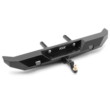 KYX Racing Alloy Rear Bumper w/LED Lights Upgrades Parts Accessories for 1/10 RC Crawler Car Axial SCX10 III AXI03007 SCX10.3