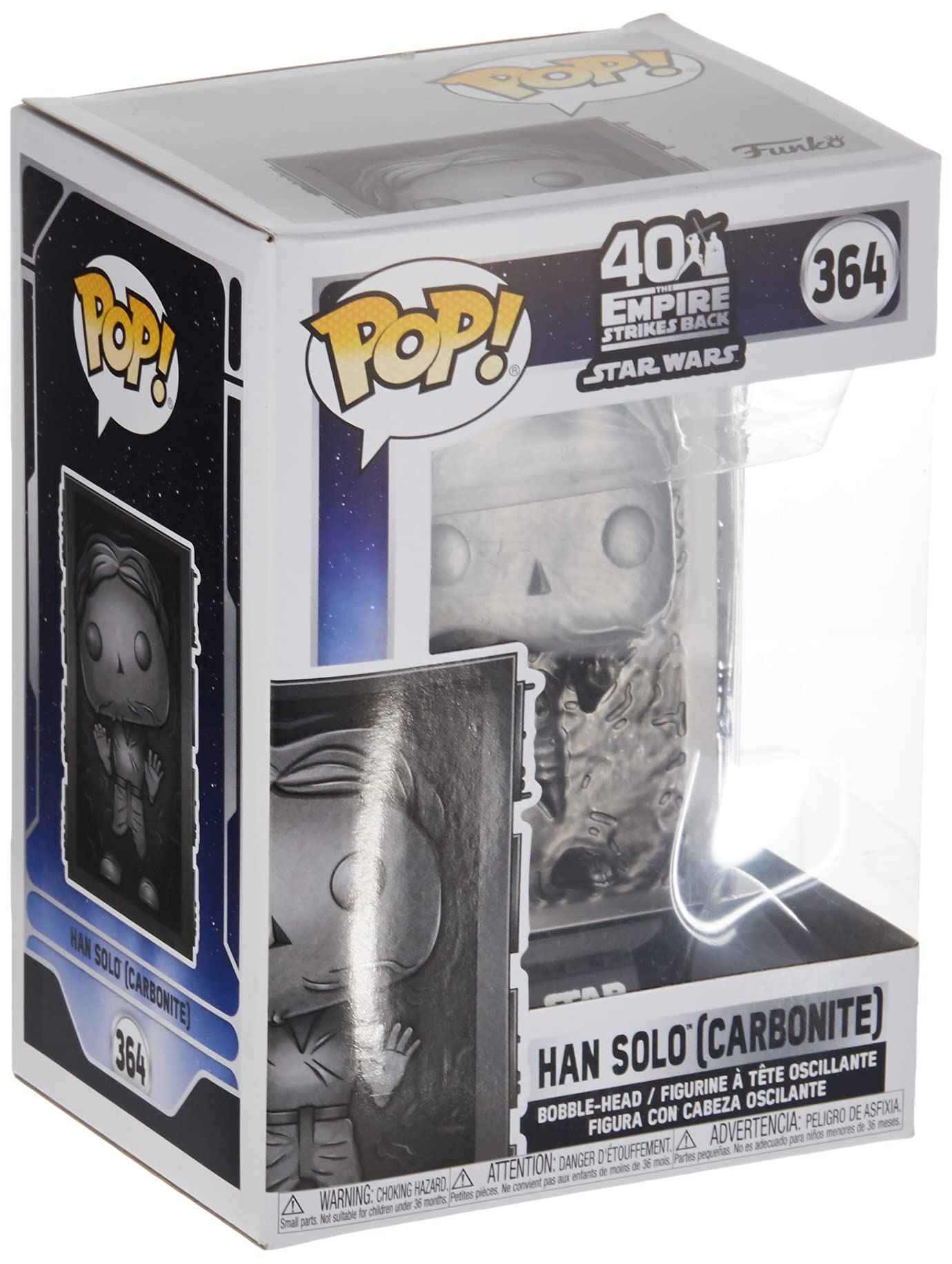 Funko Pop! Star Wars: Han Solo In Carbonite, Multicolor