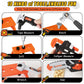 Kids Tool Set Toys, 48 Pcs Toddler Tool Set with Portable Tool Box, Electronic Toy Drill & Electric Chainsaw, Construction Tools