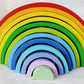 Paras | 12 Pc Rainbow Stacker 12 Piece Wooden Stacking Toy Round Stacking Wooden Block Toy (Paras Original Colors)