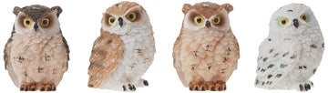 George S. Chen Imports Ss-G-54281 Imports Owl Figurines (Set Of 4), 2'