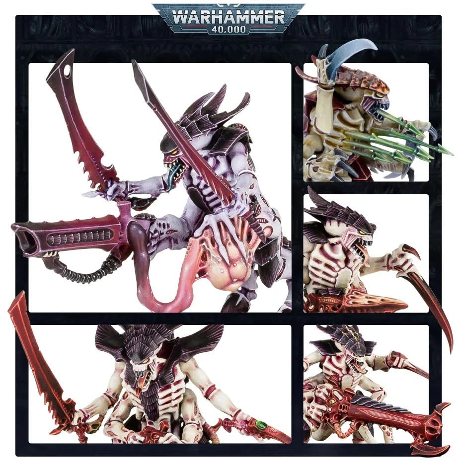 Games Workshop Warhammer 40k Tyranids Warriors - One Size Multicolor Plastic Model 99120106058