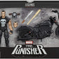 Marvel Legends The Punisher 6-Inch Action Figure with Motorcycle, Black, E86015X0, Includes 7 Accessories, Premium Design