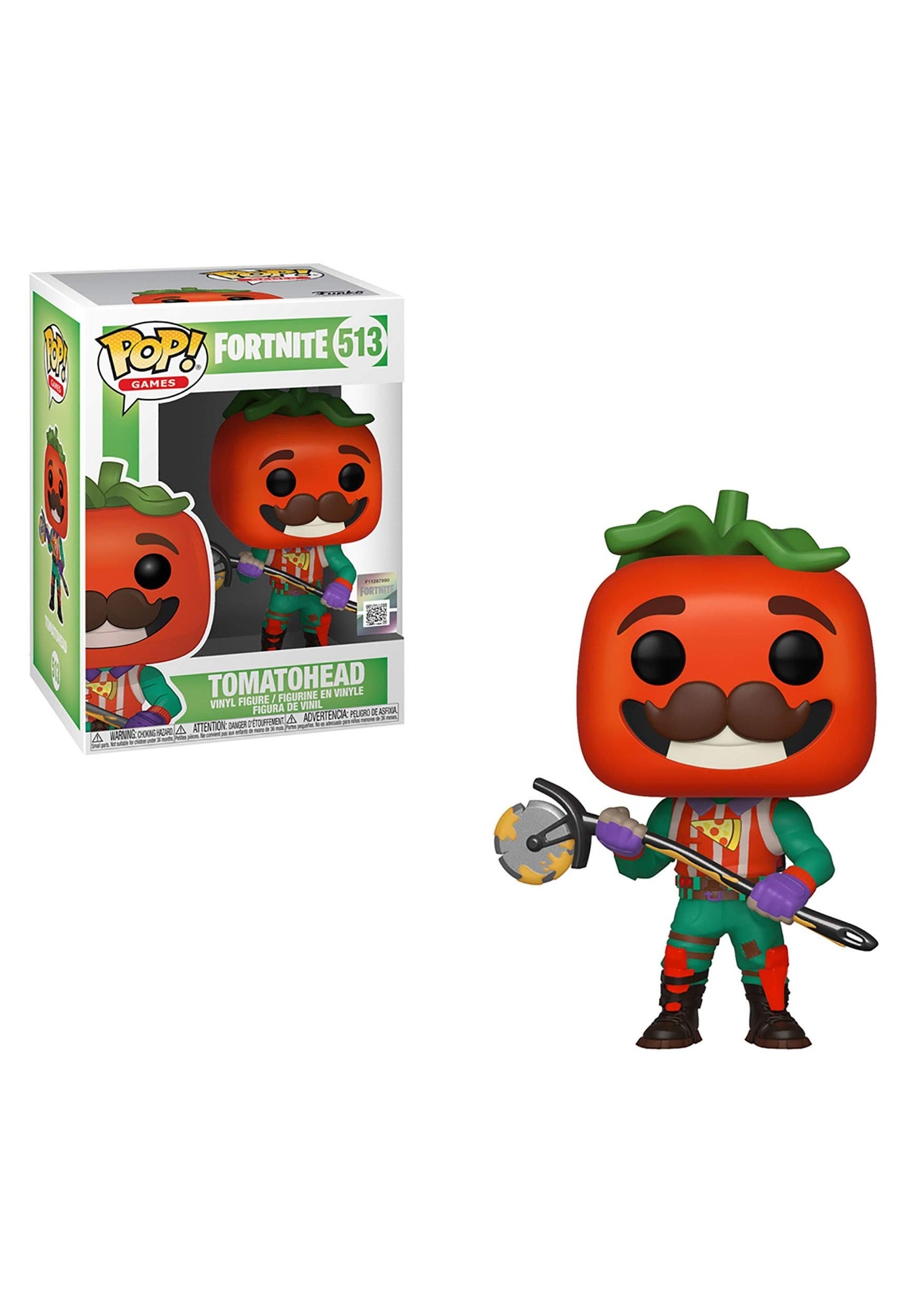 Funko Pop Games: Fortnite - Tomatohead, Multicolor, us one-Size