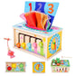 Montessori Tissue Box Toy for 6+ Months Baby, Educational Construction Toy | Shape Sorting Toys 1st One First Birthday Girl Gift
