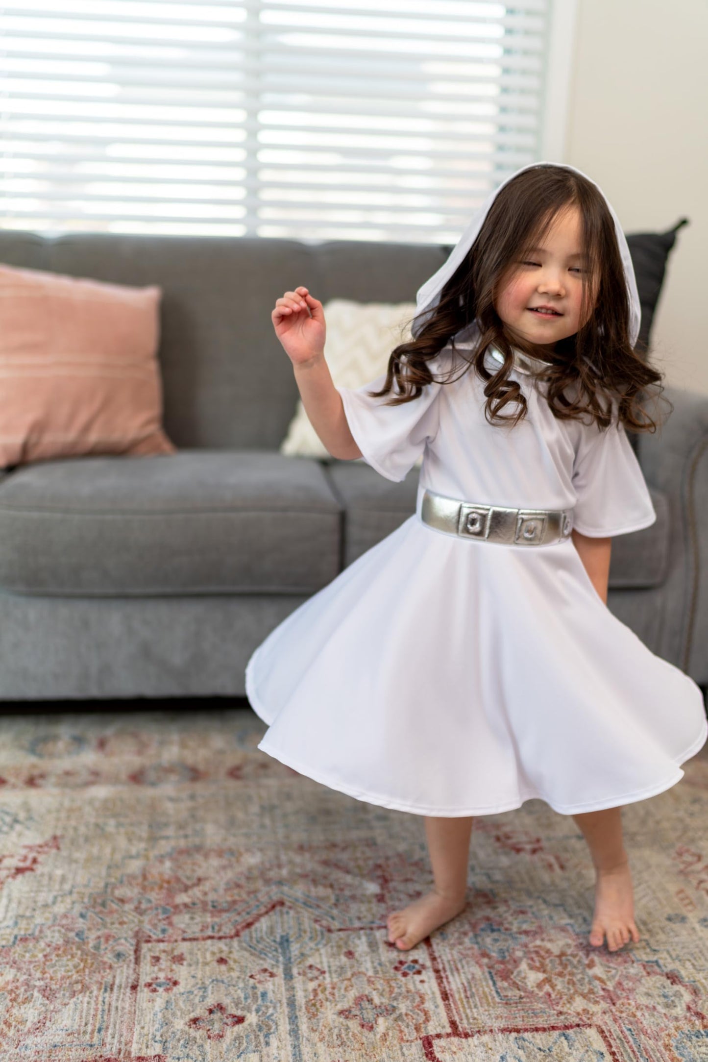 Little Adventures Galactic Princess Twirl Dress Up Costume - Machine Washable Child Pretend Play Party Dress (Size 2)