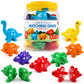 Naodongli Dinosaur Toys For Kids 3-5,Alphabet Learning Abc Uppercase Lowercase Fine Motor Skills Dinosaur Matching Games Easter Basket Stuffers For Toddler Boys Girls