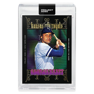 Topps Project 2020 Card 271-1975 George Brett By Ben Baller