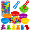 TSYAN 36PCS Counting Animals Matching Games - Multicolor Montessori Toys Set for Preschool Learning, Age 3+, Model T20