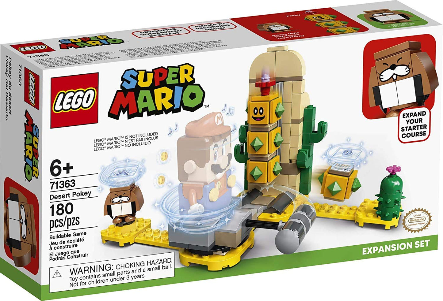 Lego Super Mario Desert Pokey 71363 | 180 Piece Expansion Set