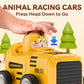 SEPHIX Toddler Car Toys for 1 Year Old Boy - First Birthday Gifts for 1 2 3 Year Old Boy - Press and Go Cars Baby Animal Racing