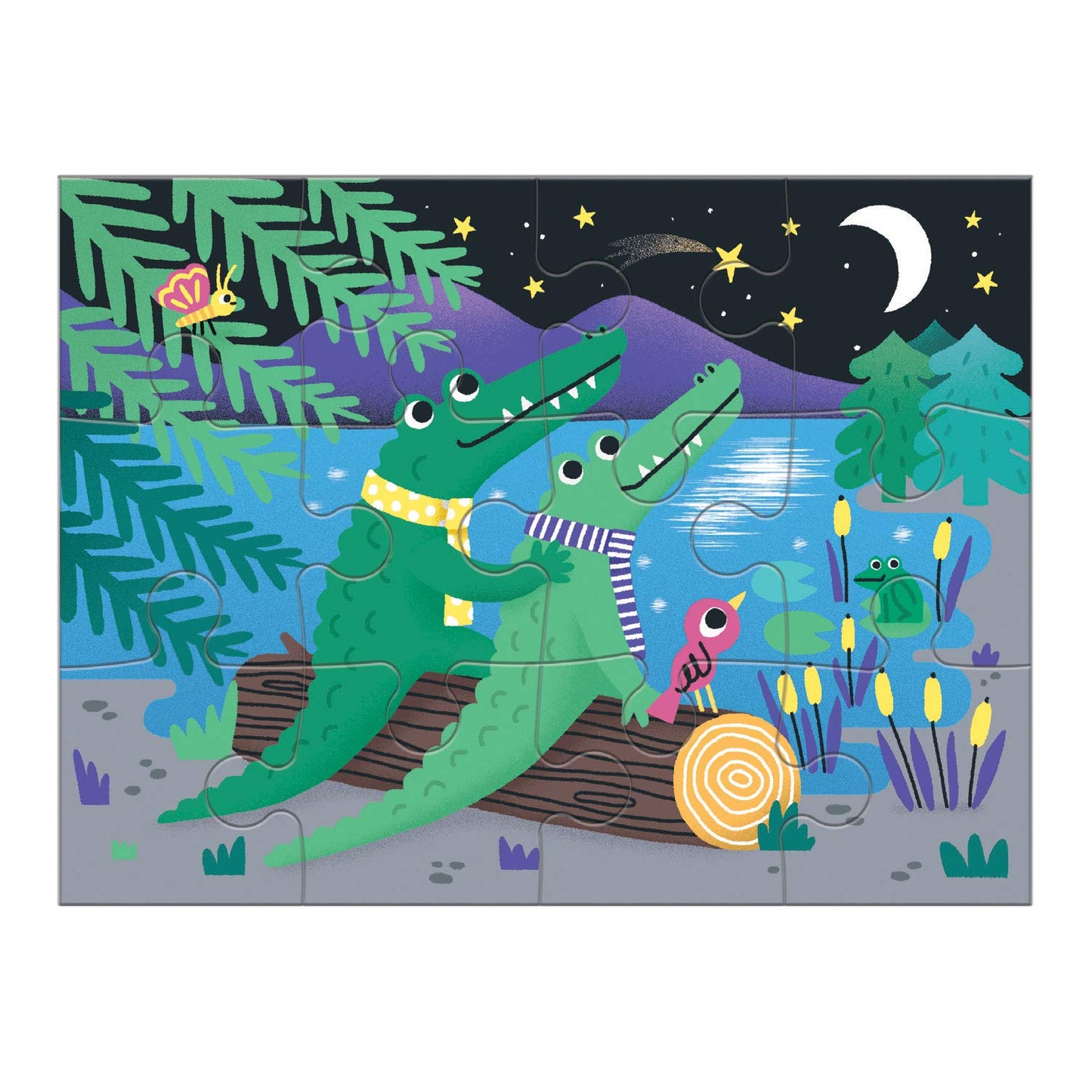 Mudpuppy Mindfulness 4-In-A-Box Puzzle Set - Includes 4 Progressive Jigsaw Puzzles For Kids With 4-12 Pieces - Features Colorful