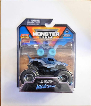 Monster Jam Play Set With Bonus Mini Regalo Grave Digger, El Toro Loco And Megalodon 3+ Years Old (Megalodon), Small, 6071545