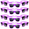 Astaron 12 Pack Party Novelty Sunglasses Bulk Neon Party Favors For Beach Wedding Party Pool Party Supplies, Purple