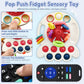 Aituitui Sensory Montessori Baby Teething Toys, Silicone Remote Control Teether Toddler Travel Toys For 3 6 9 12 Months, Educational Learning Toys For Infant Newborn Boy Girl Birthday Gifts