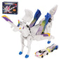 Car Toy Transformable Unicorn, Sports Car Collision Magic Unicorn, Children'S Transformable Car Robot Suitable For Boys And Girl
