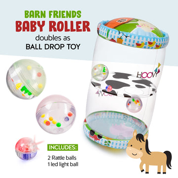 Hoovy Infant Crawling Toys | Toys For Crawling Babies | Crawling Toys For Babies 6-12 Months | Beginner Crawl Along Baby Roller
