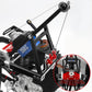 Hobby Fans Alluminum RC Winch Double Stent Rescue Set Truck Tow Crane Arm Wrecker Kit with 360 35KG Servo for 1/10 SCX10 TRX4 RC