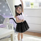Hikkcos Black Cat Costume For Girls Cat Costume Set Cat Noir Costume Black Cat Halloween Costumes Cat Ears And Tail Set For Kids