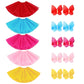 Bgfks Tutu Skirt For Girls,5 Pack Princess Party Favor Dress Skirt Set With Hairclips For 2-8 Years.(Colorful2)