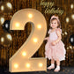 3Ft Marquee Numbers, Light Up Numbers 2 For 2Nd 20Th 21St Birthday Decorations, Big Numbers For Party Decorations, Large Light U