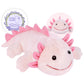 Suzzipals Coolable Heatable Axolotl Plush, Axolotl Stuffed Animal Heating Pad For Period Cramps, Pain And Stress, Lavender Scent
