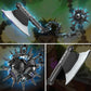 HIGH GODO Demon Anime Sword Building Set - 43in Axe & Meteor Hammer Kit, 779 PCS, Plastic, Gifts for Adults & Kids 8+