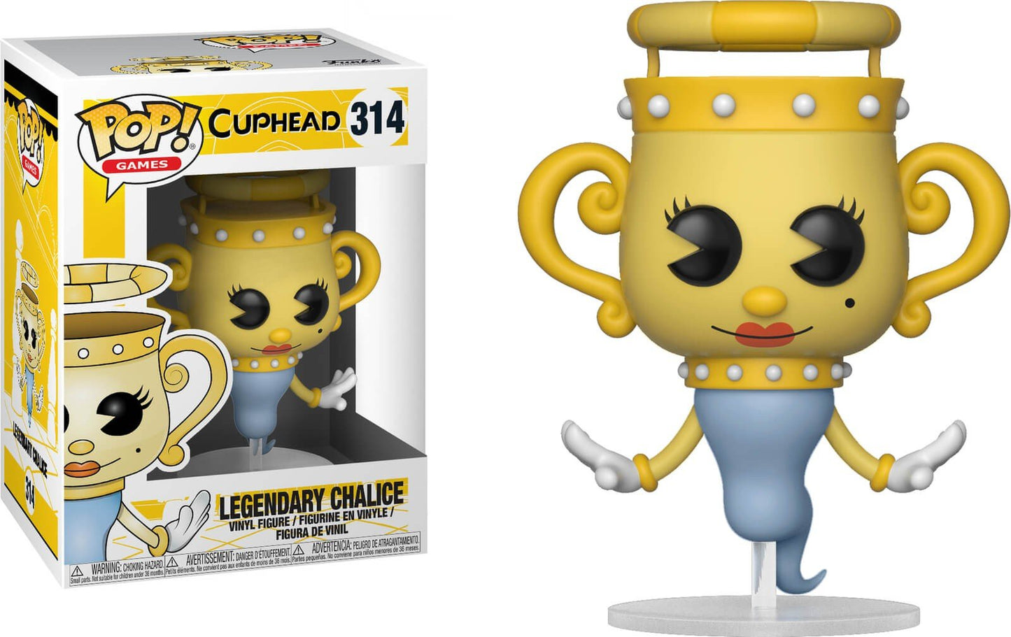 Funko Pop! Games: Cuphead - Legendary Ghost Collectible Figure