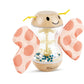 Hape Wooden Rainstick Rattle - Rosalie Wooden Rain Stick Colorful Butterfly Shape with Removable Wings - Wooden Early Learning T
