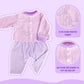 Aori Reborn Baby Dolls Clothes 20 Inch Purple Clothing Set For 17-20 Inch Real Life Newborn Girl