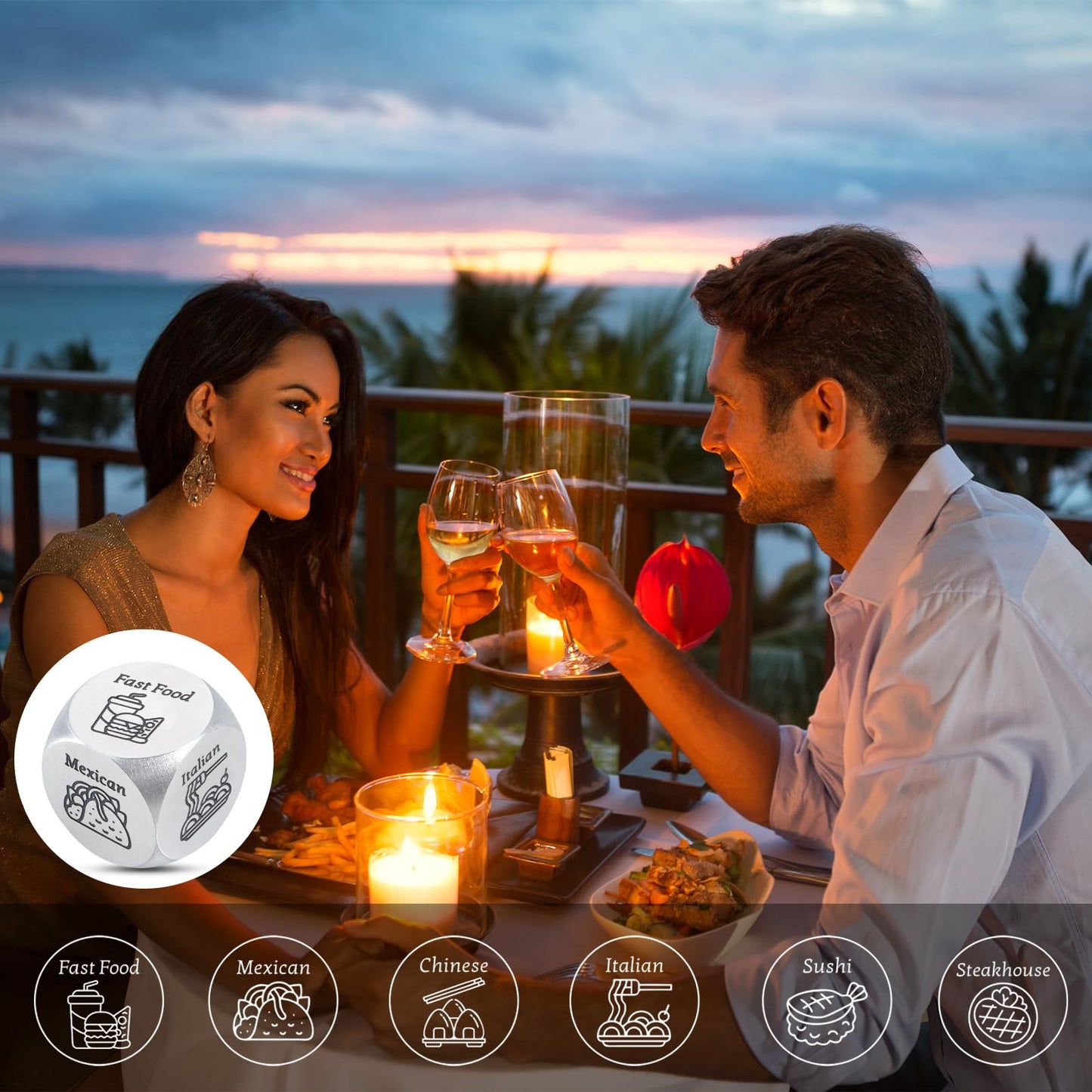 Anniversary Wedding Gifts for Him Her Husband Wife Date Night Gifts for Boyfriend Girlfriend Iron 6th Anniversary Funny Gifts fo