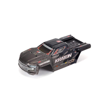 ARRMA EXB Painted, Decaled & Trimmed Body, Black: KRATON 6S BLX, ARA406159