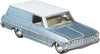 1964 Chevrolet Nova Panel Light Blue Metallic with White Top Fast Wagons Series Diecast Model Car by Hot Wheels