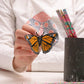 Papo -Hand-Painted - Figurine -Wild Animal Kingdom - Butterfly -50260 -Collectible - For Children - Suitable For Boys And Girls- From 3 Years Old, Orange & Black