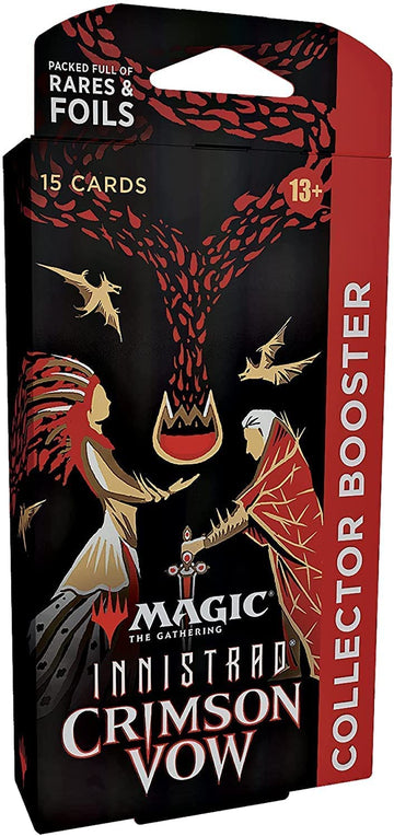 Magic The Gathering Innistrad: Crimson Vow Collector Booster - 15 Magic Cards, Model C90680000, Paper Material