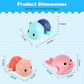 Bath Toys, 6 Pack Baby Bath Toys For Toddlers 1-3, Floating Wind-Up Toys Swimming Pool Games Water Play Set Xmas Gift For Bathtub Shower Infant Toddlers Kids Boys Girls Ages 4-8 Years Old