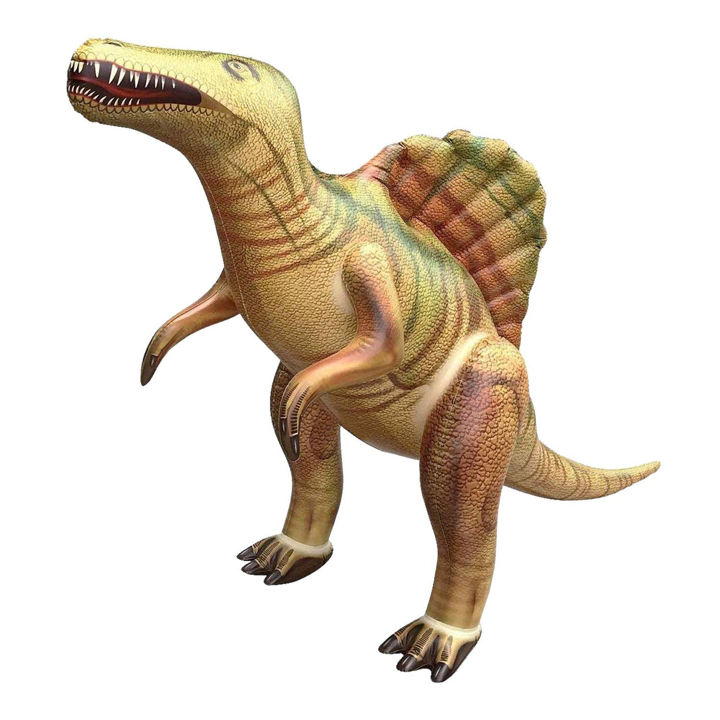 Jet Creations 7-PK Inflatable Dinosaurs, T-Rex(37), Brachiosaurus(28), Triceratops(20), Stegosaurus(20), Raptor(30), Pteranodon(