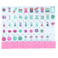 Arrowbash American Mahjong Set Only with 160 Mahjong Tiles 1.2-inch American Mah Jong Set Hand Carved Pattern for mature-themed Social Party  Mah Jong Lovers Gift