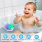 Baby Bath Toys, 2025 Upgraded Magnetic Charging Toddler Bath Toys for Kids Ages 1-3, Light Up Dolphin Bath Toy Sprinkler, Birthd