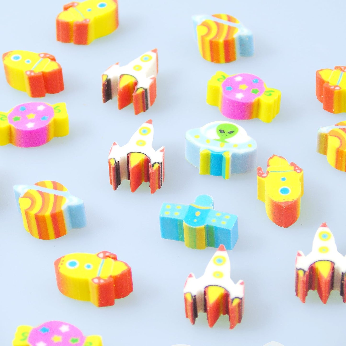 300 Pieces Space Mini Erasers For Kids Astronaut Erasers Plane Erasers Tiny Erasers Novelty Pencil Erasers Bulk Mini Erasers For