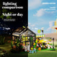 LEGPS YYDS Flower House Building Set, 680pcs Plastic Toy, LED, Black, Model MY133, Ideal Valentine Gift for Girls 8-12 Years