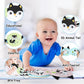 HOTUT Soft Toys Baby Cloth Books, Baby Soft Books, Baby Bath Cloth Book, First Year 3D Animals Tails Crinkle Sensory Touch and F