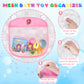 Light Up Bath Toys For Toddlers Kids Girls Baby, No Hole Glow Bath Toys With Bath Book & Organizer, Led Light Bath Time Water Toys For Bath Tubs Bathrooms Pool, Gift For Toddlers Girls Infants
