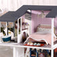 Gudoqi Diy Miniature Dollhouse Kit, Tiny House Kit With Music, Miniature House Kit 1:24 Scale Monet Garden, Great Handmade Crafts Gift For Birthday Christmas Day